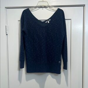 Victoria’s Secret Navy V-Neck Sweatshirt size small.